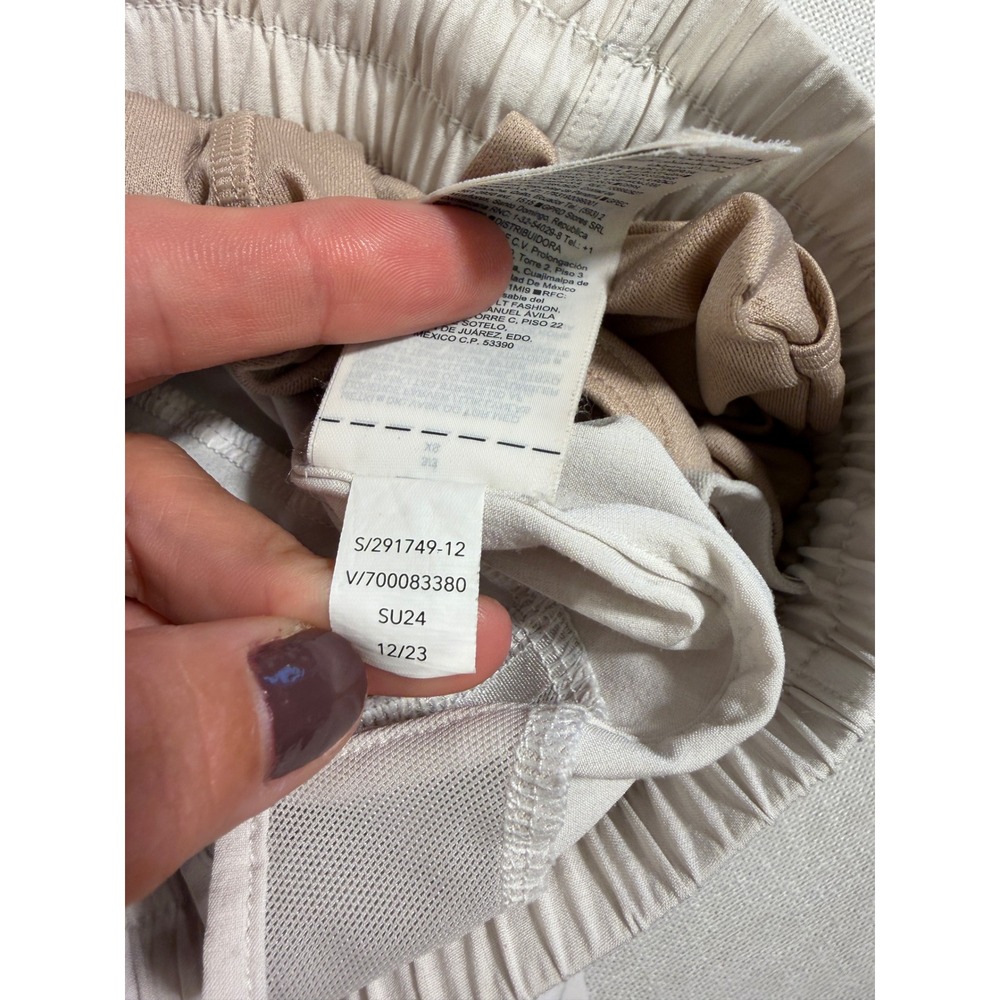 Athleta Mesh Racer Run 4" Short Tan Beige Active Running Shorts XS - Picture 7 of 10